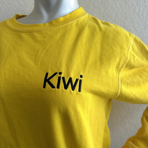 Harry Styles Tour Merch Yellow Kiwi Im Having Your Baby Sweatshirt - Picture 3 of 9
